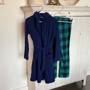 Lands’End Robe and PJ Pants